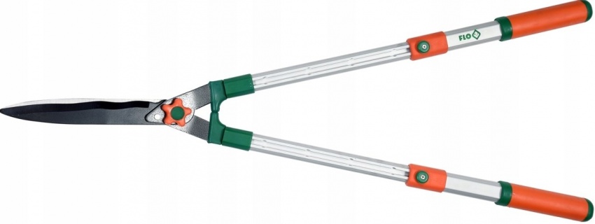 Ножницы для кустов с телескопическими алюминиевыми ручками 650 - 860 мм тефлоновое волнистое лезвие