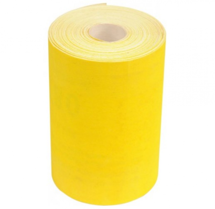 Наждачная бумага желтая в рулоне 115 мм х 50 м, Р 60