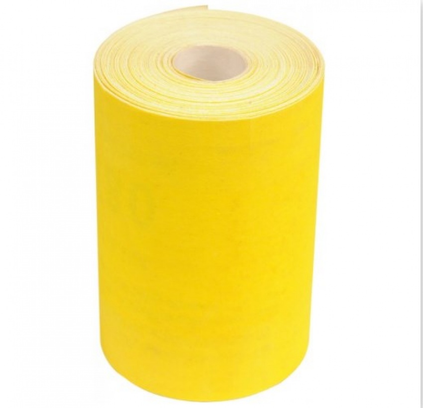 Наждачная бумага желтая в рулоне 115 мм х 50 м, Р 240