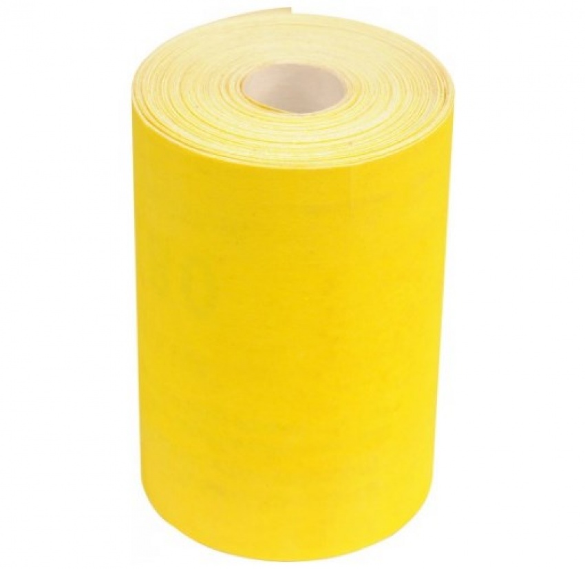 Наждачная бумага желтая в рулоне 115 мм х 50 м, Р 320