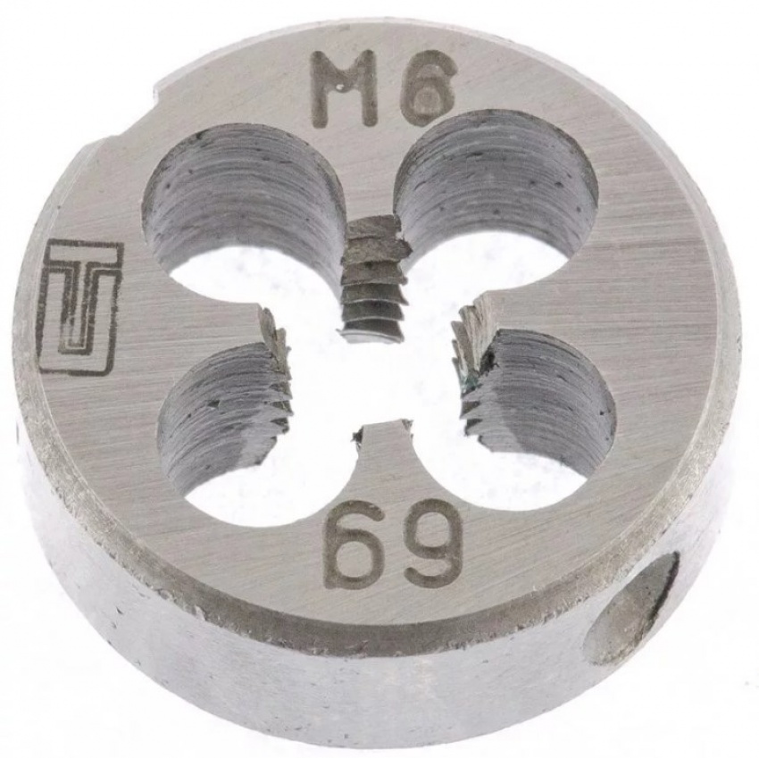 Плашка для нарезания наружной резьбы М6 х 1