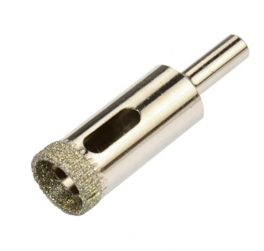Сверло алмазное трубчатое для керамогранита и греса D16 мм (по 2 в упаковке)
