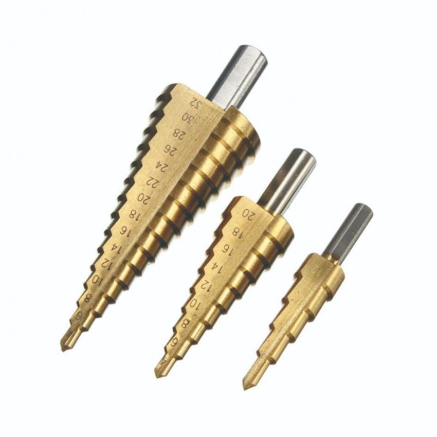 Сверло ступенчатое по металлу 4-12мм