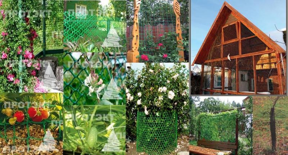 Пластиковые сетки для сада и огорода - применение